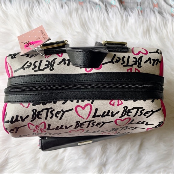 Betsey Johnson Backpack/Crossbody 2piece set - Picture 3 of 9